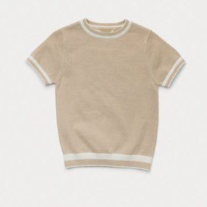 Tip End Short Sleeve Sweater by Pastel